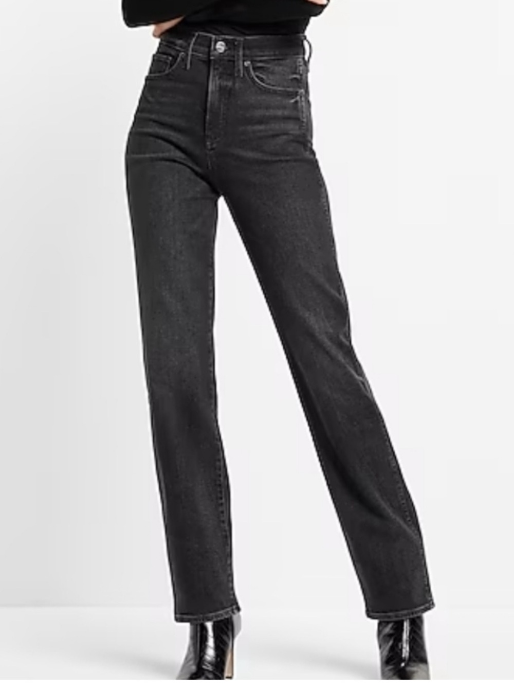 *LONG LENGTH* Express relaxed straight jeans